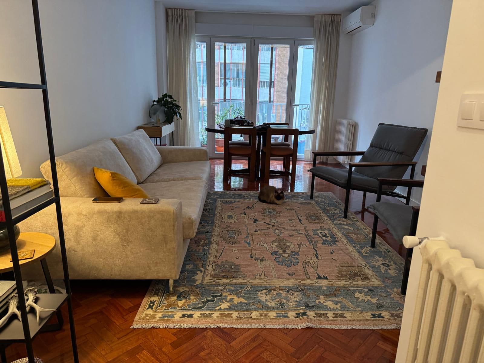 Artisan handwashing traditional rugs